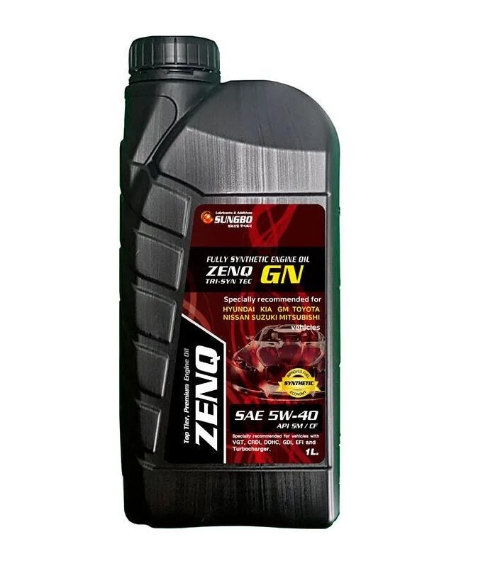 Масло моторное ZENQ GN 5W40 1л SM/CF синтетика купить в Москве
